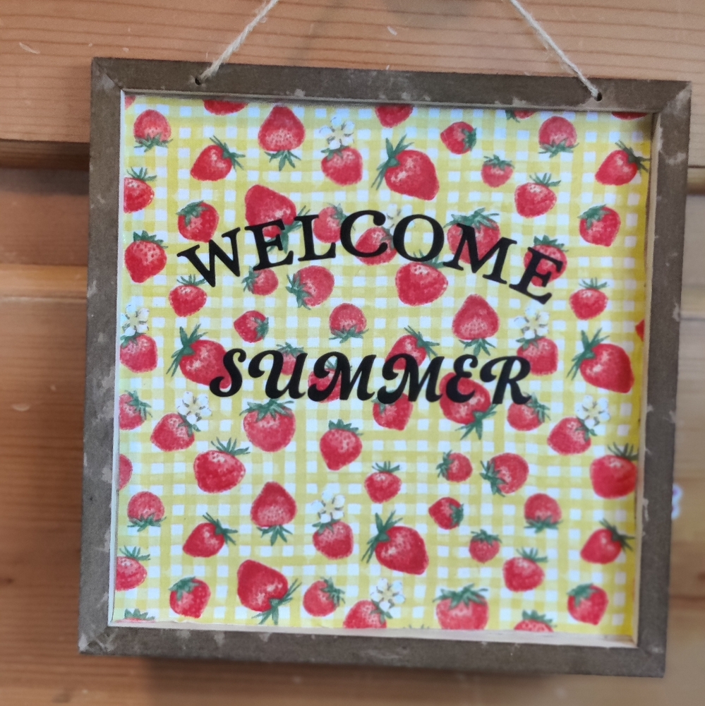 Welcome sign